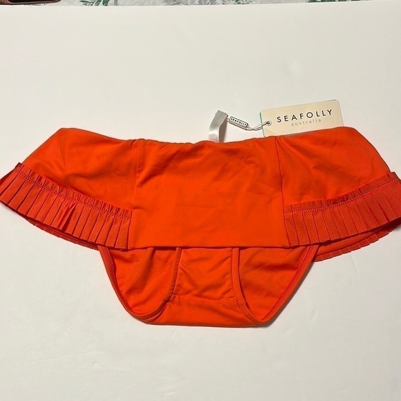 Seafolly Australia Goddess Pleated Bikini Bottoms US4 - Picture 2 of 7